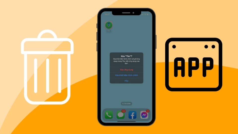Nếu màn hình iPhone bị chậm do xung đột các phần mềm, bạn hãy xoá ứng dụng và cài lại