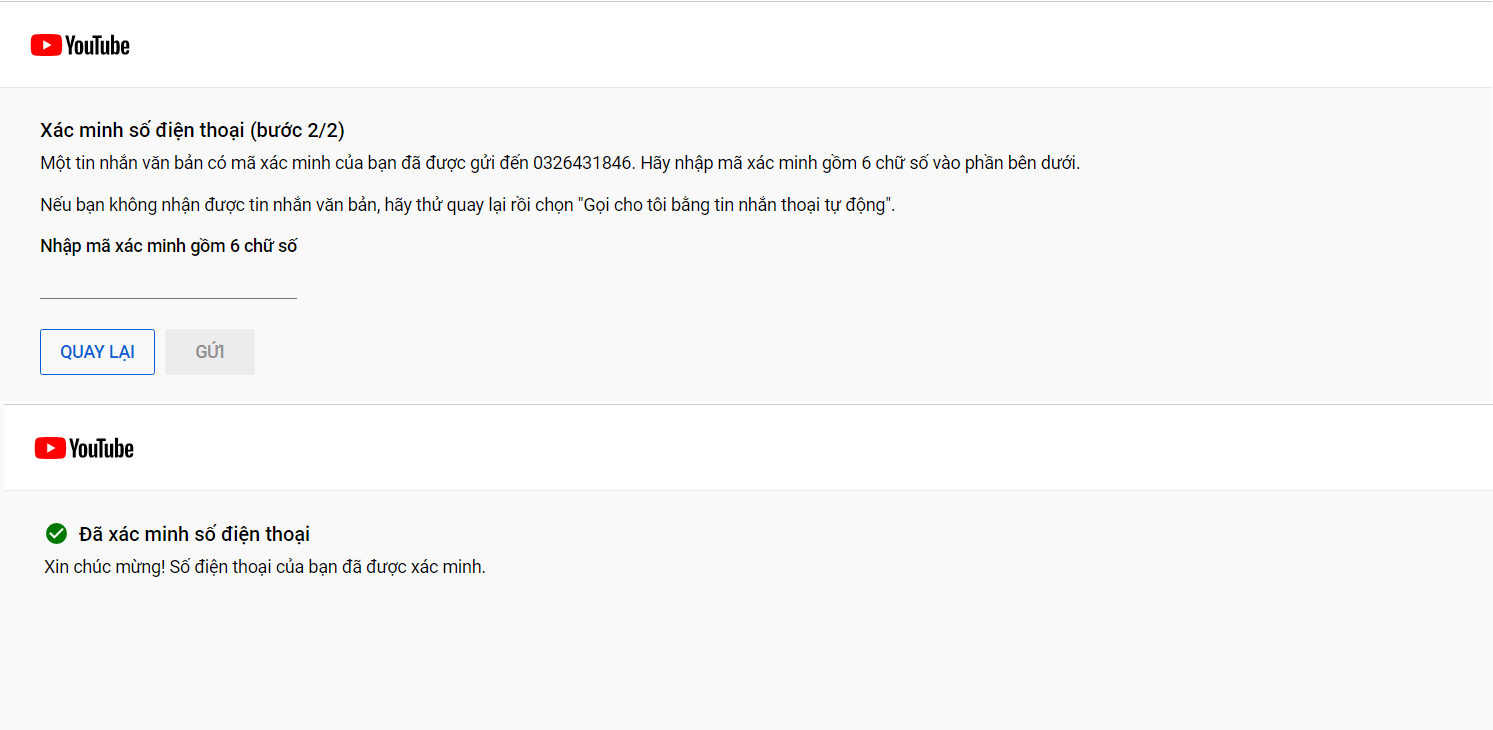 Cách xác minh kênh YouTube 6