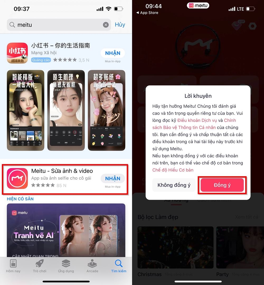 Cách chuyển ảnh thành ảnh hoạt hình bằng app Meitu 1