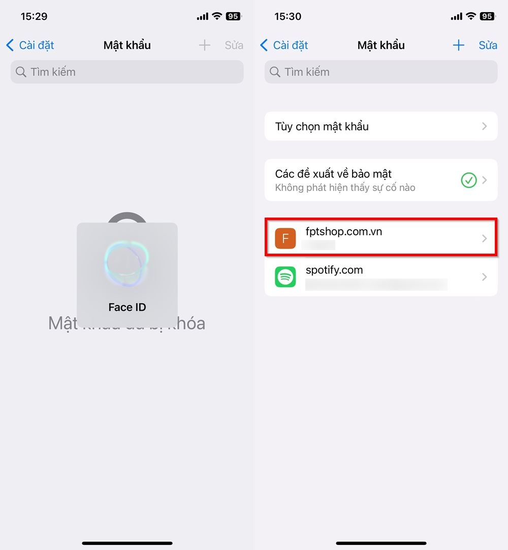 Cách xóa mật khẩu đã lưu trên iPhone 2