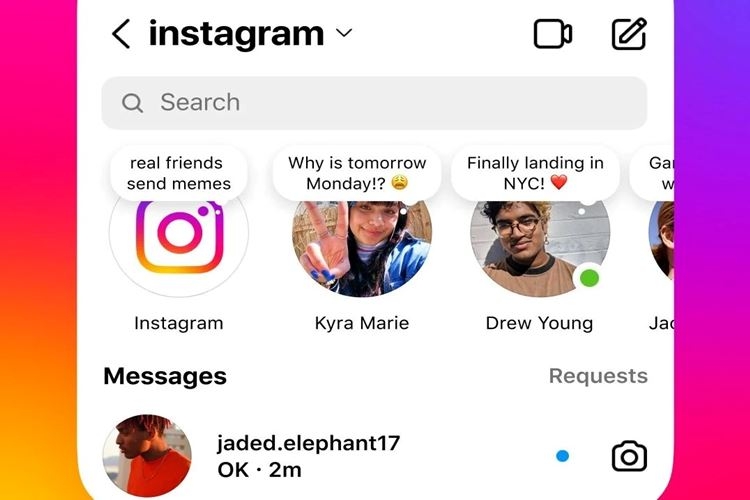 Cách sử dụng tính năng Notes trên Instagram 1