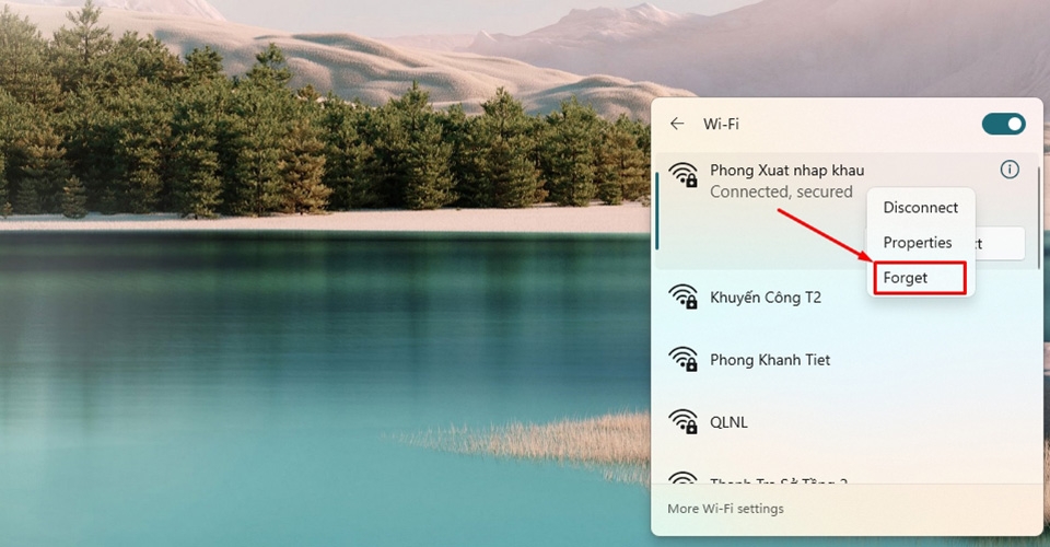 Lỗi tự ngắt kết nối Wi-Fi trên laptop Windows 11 - Ảnh 05