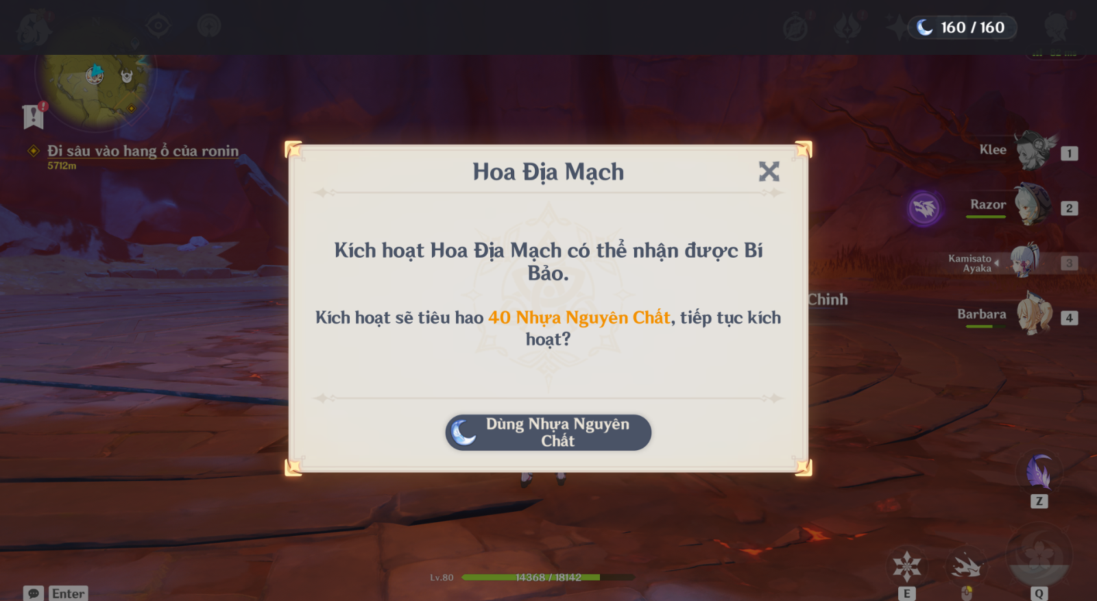 Nhựa Nguyên Chất Genshin Impact