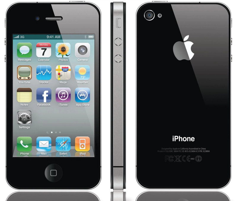 Dòng iPhone 4 và 4s (2010): Thiết kế đỉnh cao và Siri