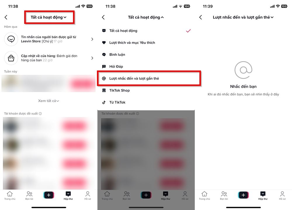 Cách xem ai đã gắn thẻ mình trên TikTok 2