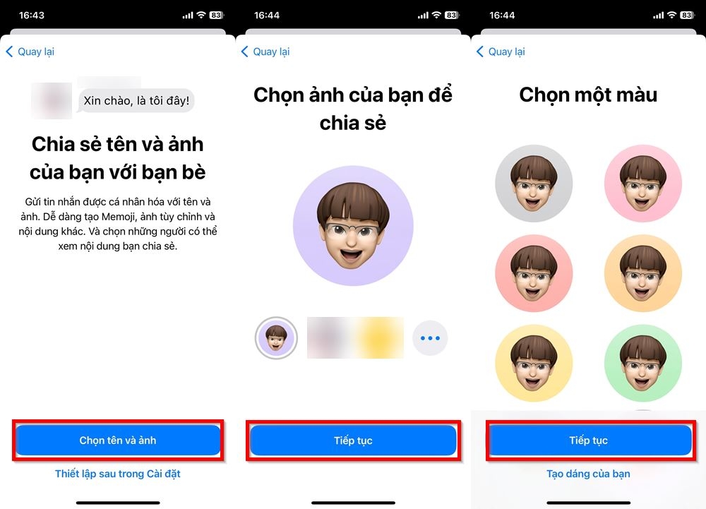 Cách dùng Memoji cá nhân cho ảnh Apple ID 3