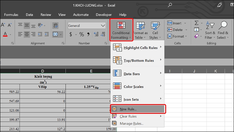 Hướng dẫn tô màu dòng xen kẽ trong Excel