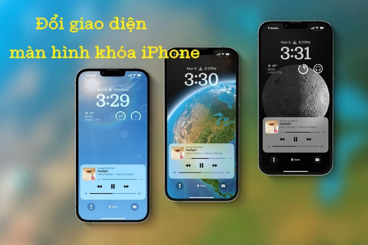 Cách đổi giao diện màn hình khóa iPhone chính thống