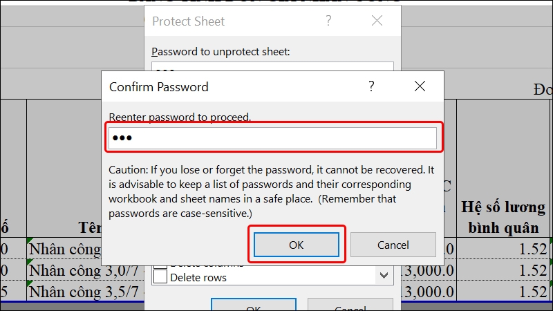 Cách ẩn hàm công thức tính trong Excel