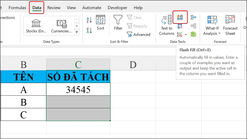 Hướng dẫn tách số ra khỏi dãy ký tự trong Excel