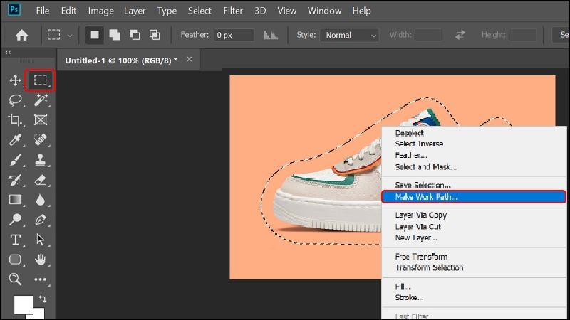 Cách tạo văn bản bao quanh đối tượng trong Photoshop