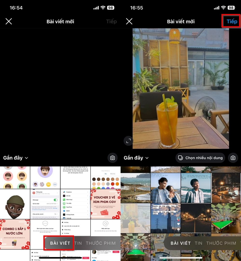 Cách chèn nhạc vào bài viết trên Instagram 1