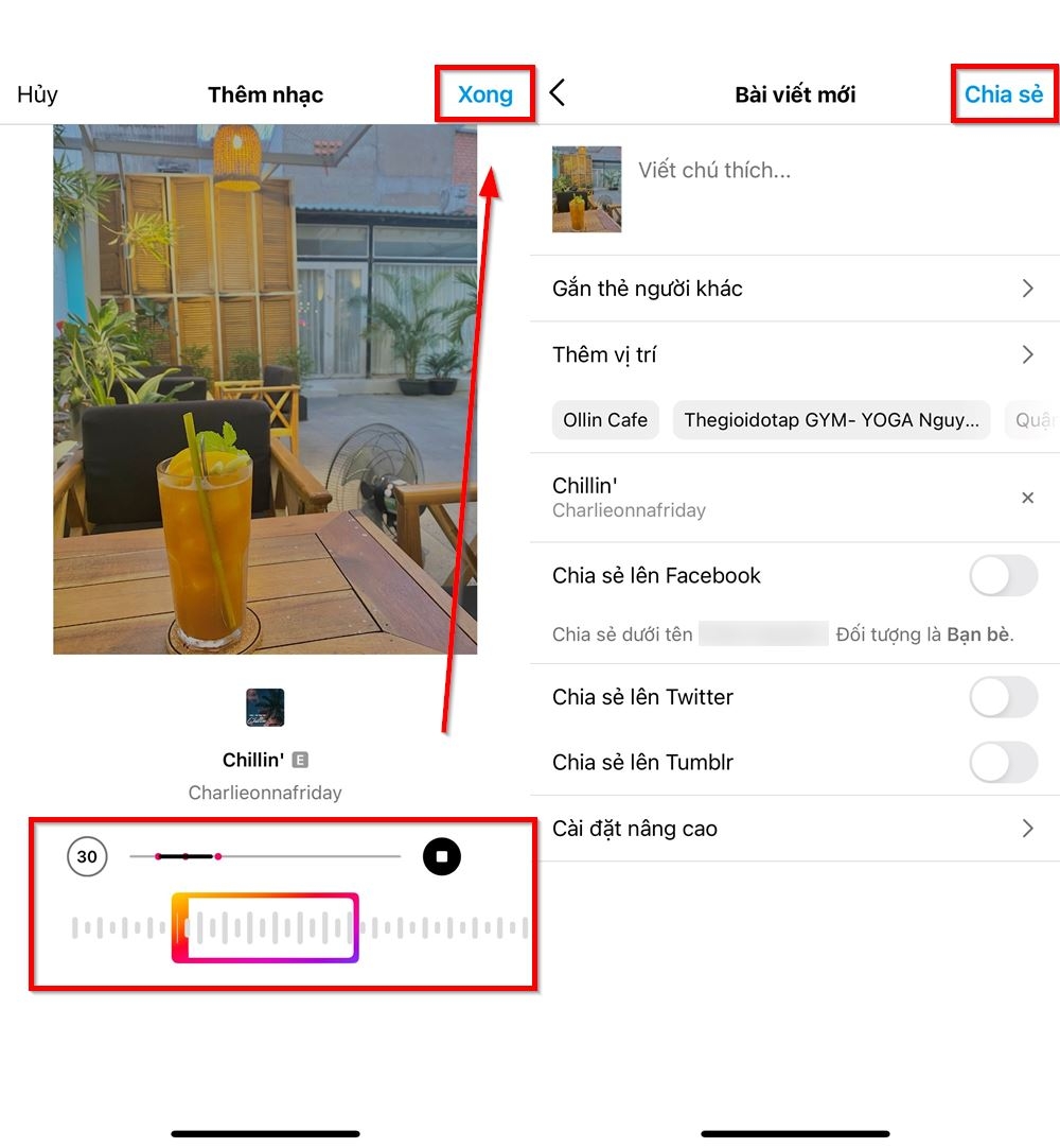 Cách chèn nhạc vào bài viết trên Instagram