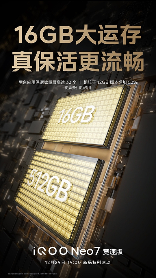 Teaser Vivo iQOO Neo 7 Racing Edition (ảnh 1)