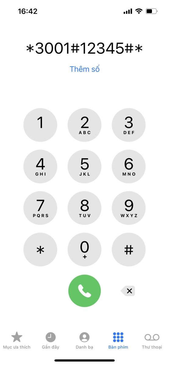 Cách kiểm tra cường độ sóng điện thoại iPhone 1