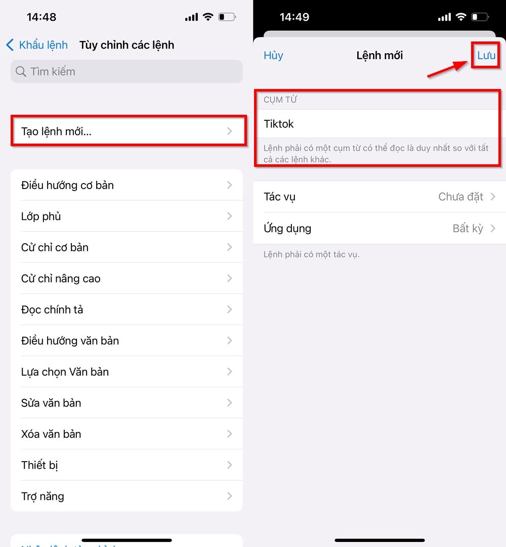 Cách lướt TikTok bằng khẩu lệnh trên iPhone 2