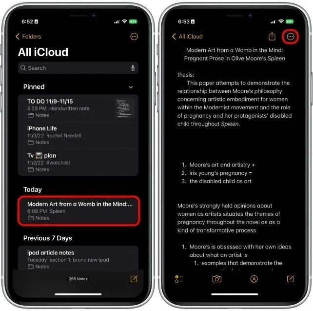 Cách sử dụng Tìm và thay thế trong Ghi chú trên iPhone 1