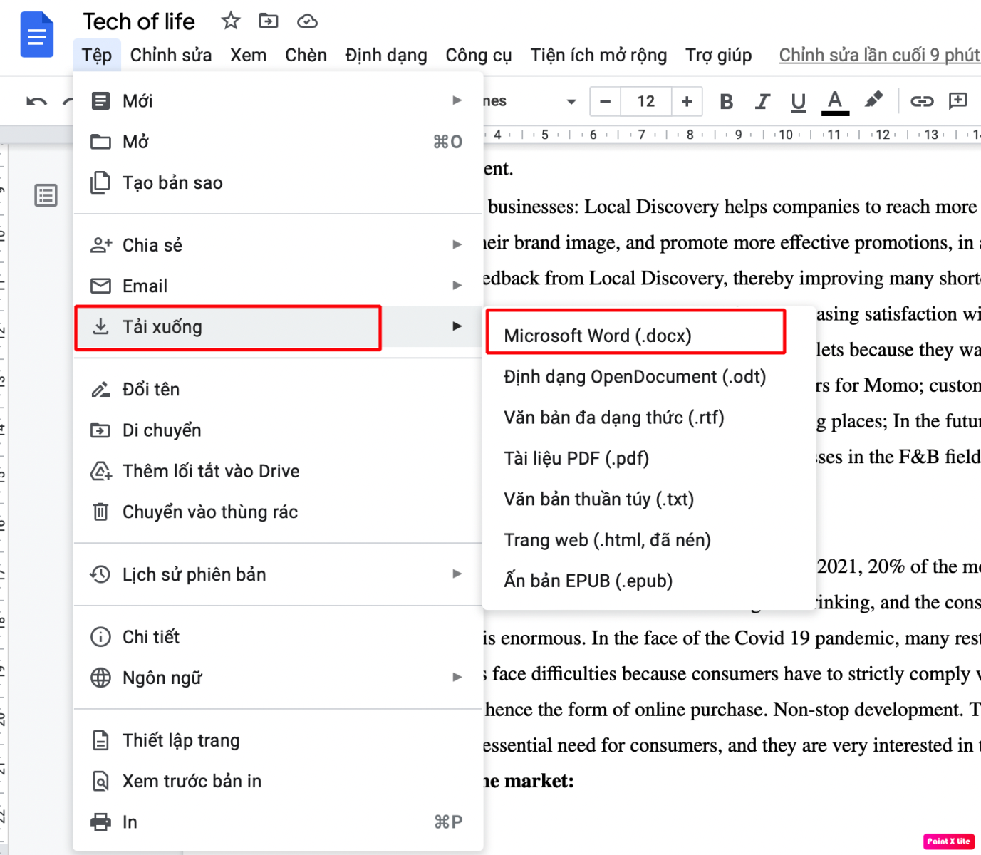 Cách chuyển PDF sang Word bằng Google Drive 5