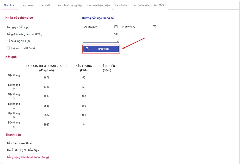 Tính tiền điện - Ảnh 06