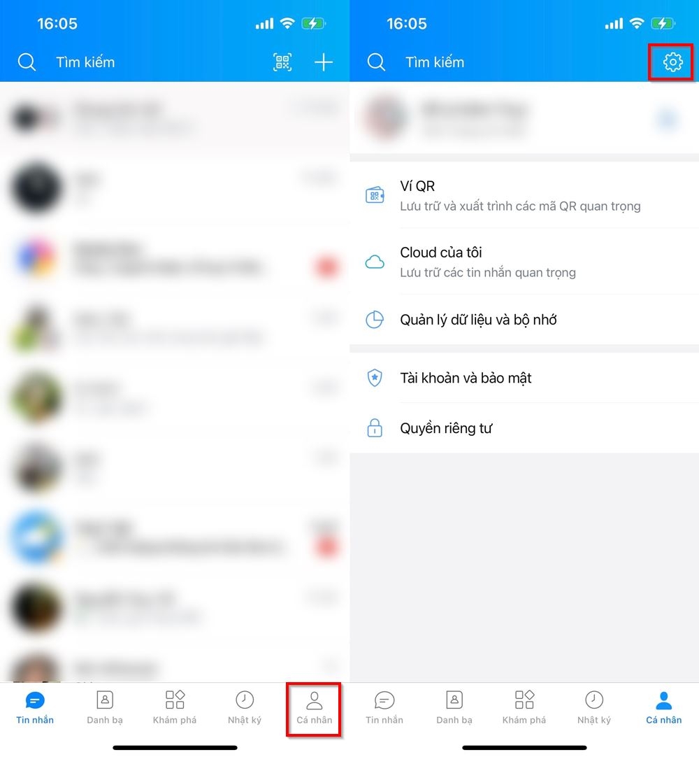Cách tắt những tính năng không cần thiết trên Zalo để tiết kiệm dữ liệu 3