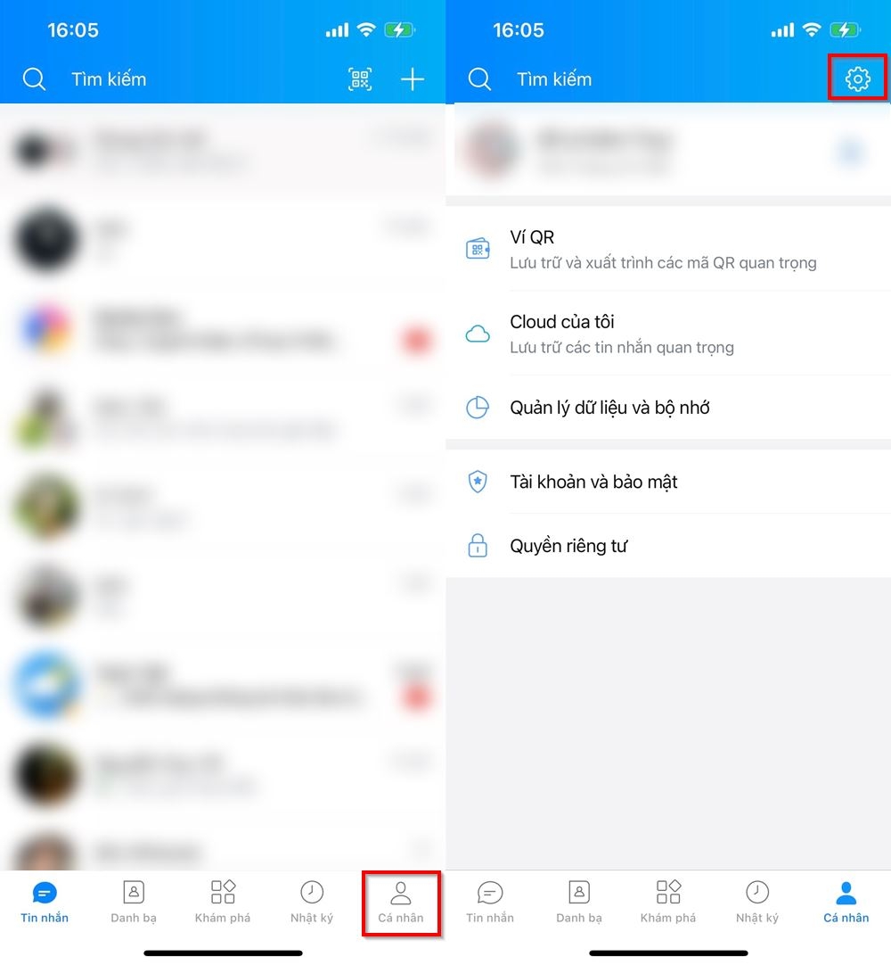 Cách tắt những tính năng không cần thiết trên Zalo để tiết kiệm dữ liệu 5
