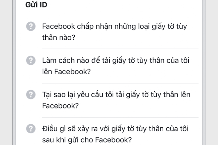 Bạn có thể đọc những điều khoản để biết làm thế nào để Facebook xét duyệt danh tính Bạn có thể đọc những điều khoản để biết làm thế nào để Facebook xét duyệt danh tính