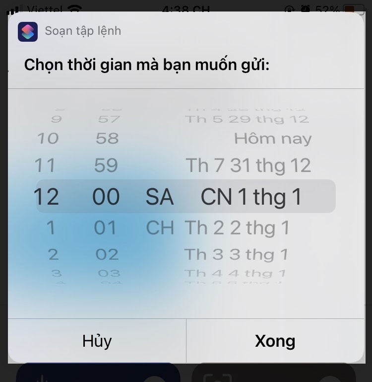 Cách hẹn giờ gửi tin nhắn chúc mừng Tết Dương lịch 2023 trên iPhone và Android 3