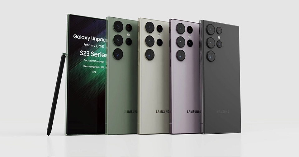 Ảnh render Galaxy S23 Ultra (ảnh 1)