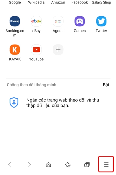 Cách chặn các ứng dụng mở Internet trên trình duyệt Samsung Internet
