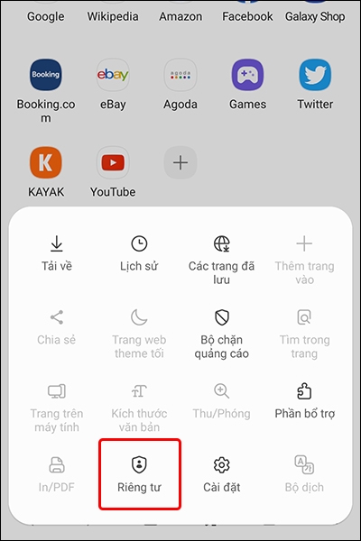 Cách chặn các ứng dụng mở Internet trên trình duyệt Samsung Internet