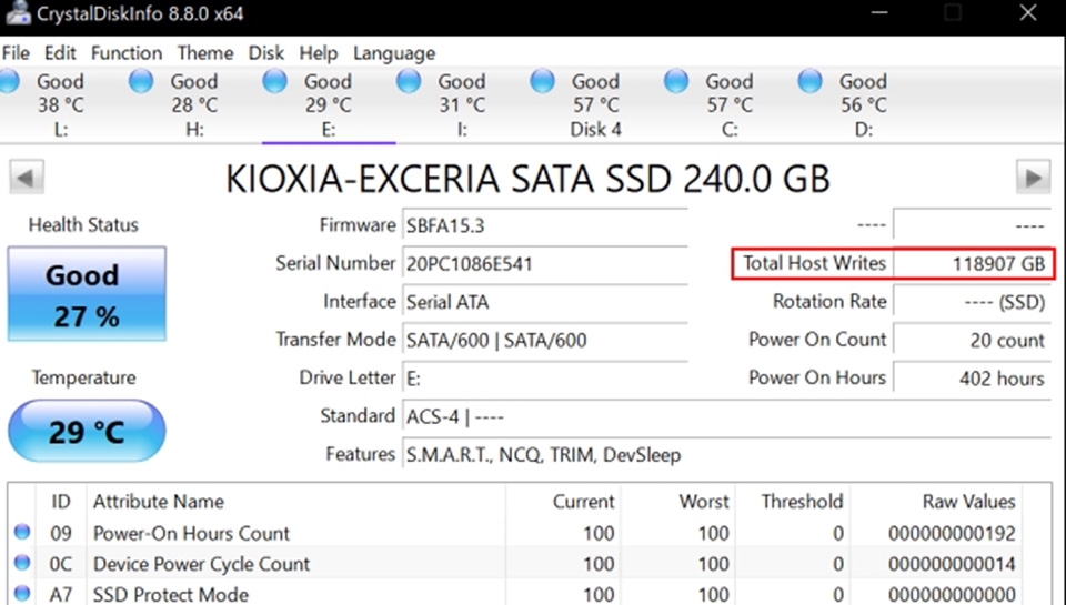Thông số TBW của SSD - Ảnh 04