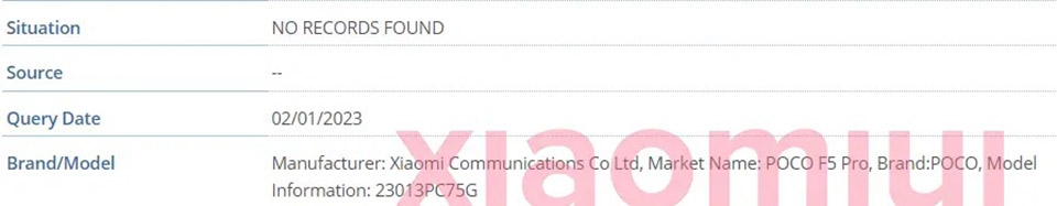 Xiaomi POCO F5 Pro được xác nhận sự tồn tại bởi chứng nhận IMEI