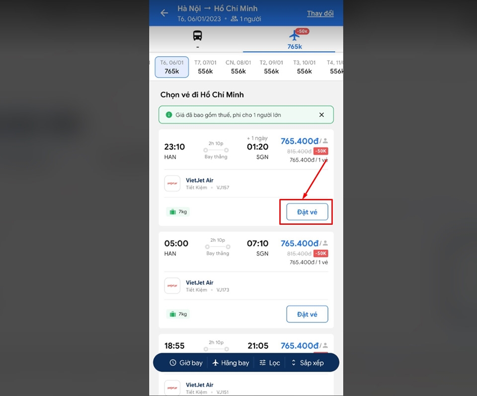 Đặt vé xe, vé máy bay, vé tàu online trên điện thoại - Ảnh 11