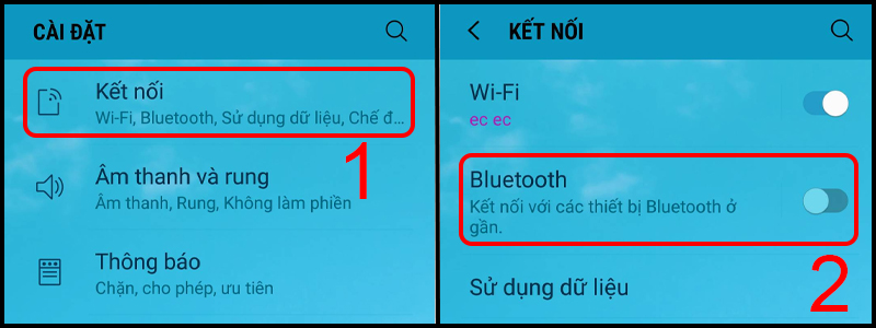 Hướng dẫn cách kết nối bluetooth với loa kéo 04