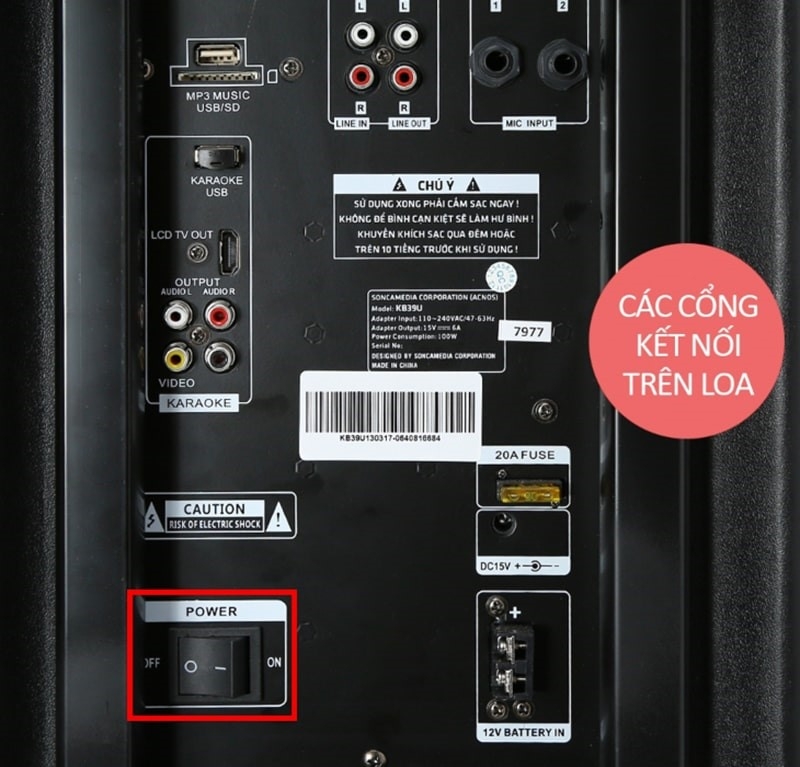 Hướng dẫn cách kết nối bluetooth với loa kéo 02