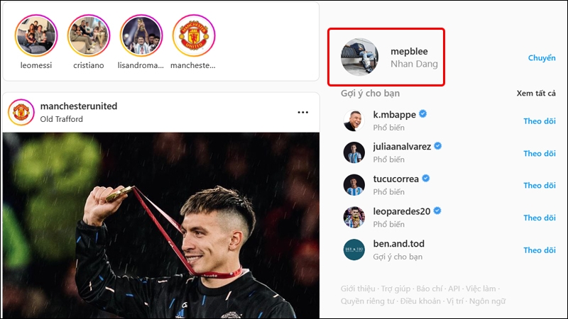 Cách ẩn lượt thích trên Instagram bằng máy tính (Ảnh 1)