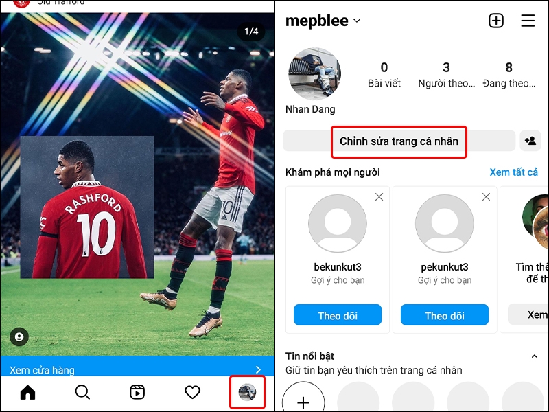 Cách thêm liên kết vào trang cá nhân Instagram