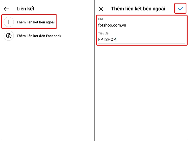 Cách thêm liên kết vào trang cá nhân Instagram