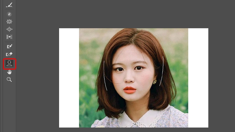 Cách làm thon gọn khuôn mặt trong Photoshop