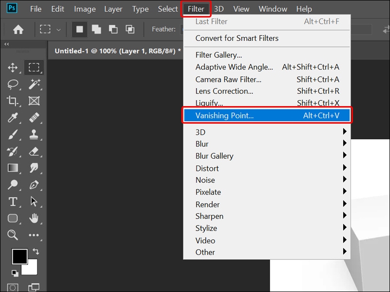 Cách chèn hình ảnh vào hình hộp trong Photoshop