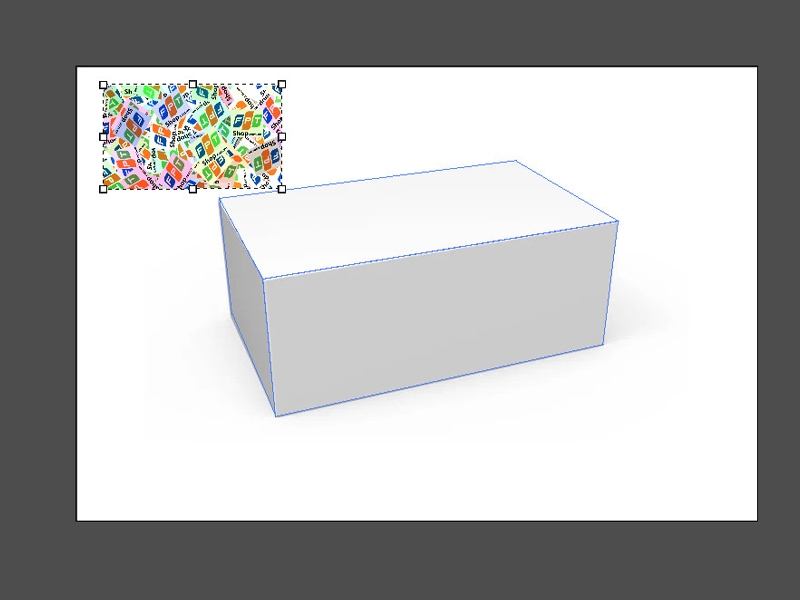 Cách chèn hình ảnh vào hình hộp trong Photoshop