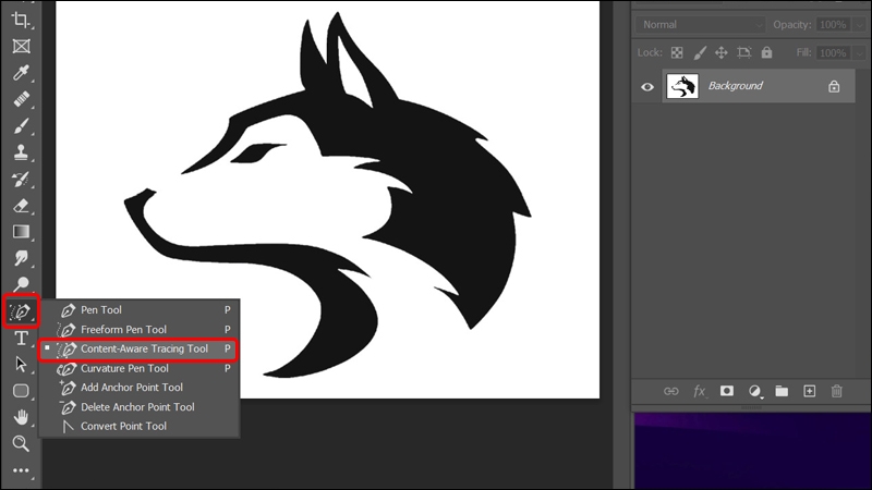 Hướng dẫn sử dụng công cụ Content-Aware Tracing Tool trong Photoshop