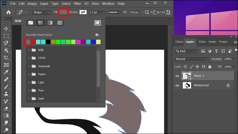 Hướng dẫn sử dụng công cụ Content-Aware Tracing Tool trong Photoshop