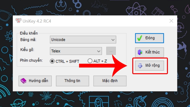 Unikey không khởi động cùng Windows 10