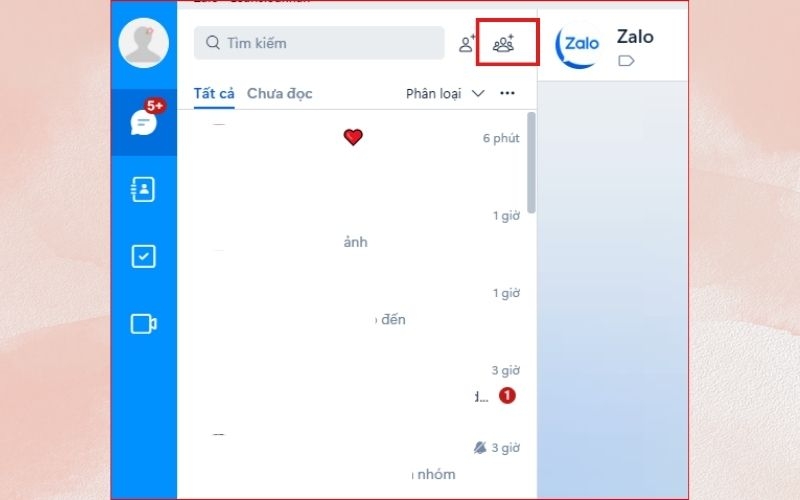 tạo nhóm trên zalo