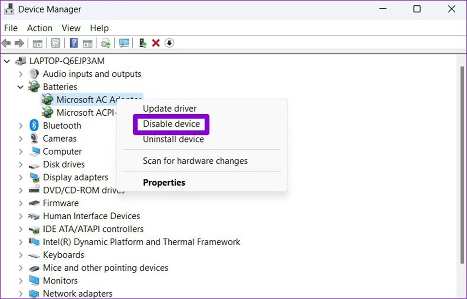 Lỗi laptop Windows 11 gần hết pin không hiện thông báo - Ảnh 07