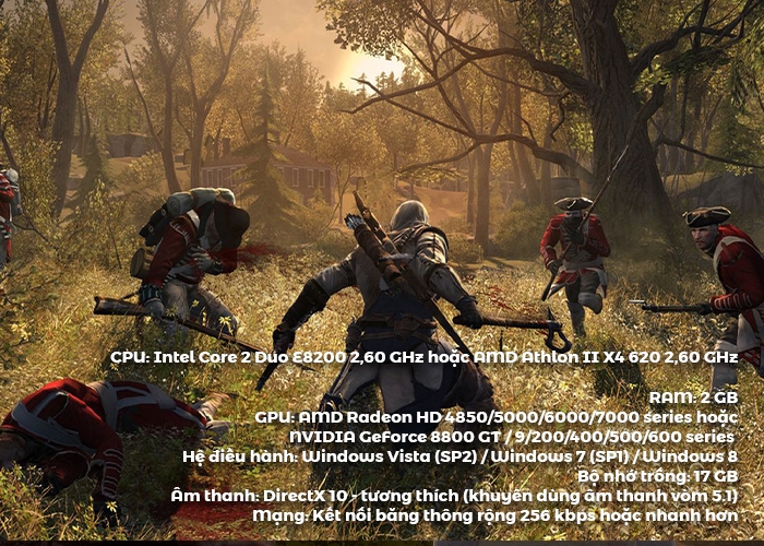 Assassin's Creed 3 và lối chơi hấp dẫn có thể bạn chưa biết?