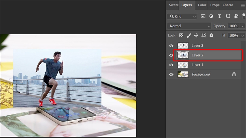 Cách để bạn dễ dàng bước ra từ chiếc điện thoại của mình bằng Photoshop