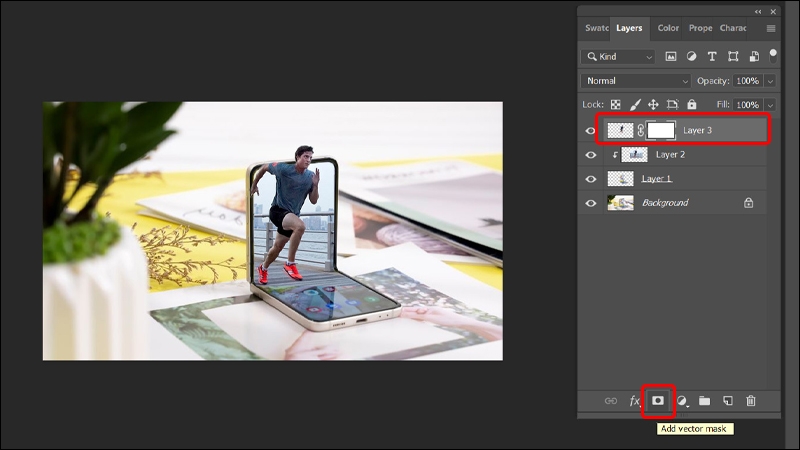 Cách để bạn dễ dàng bước ra từ chiếc điện thoại của mình bằng Photoshop