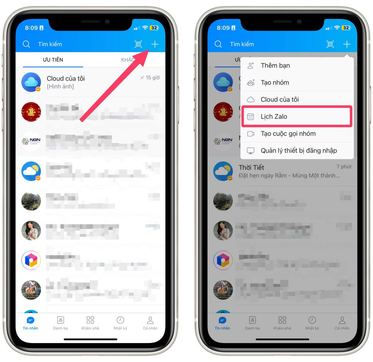 Cách theo dõi lịch âm và ngày rằm mùng một trên Zalo - Ảnh 4